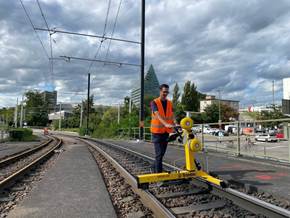 Effiziente Gleis- und Umfeldvermessung in Basel